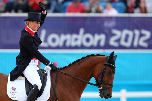 zara tindall riding a horse in the 2012 olympics