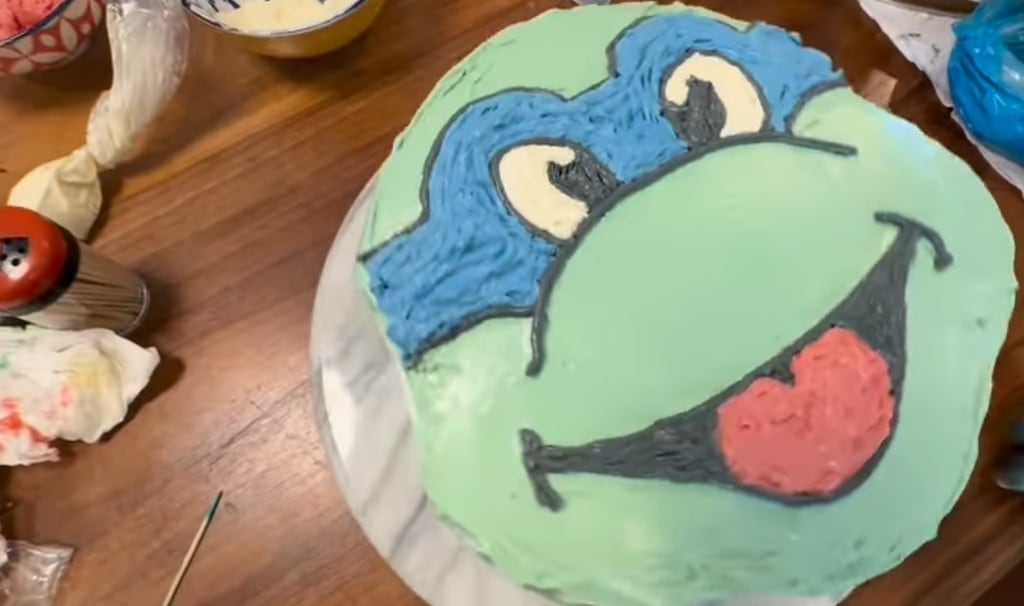 Photo shared by Dylan Dreyer on Instagram of her son Rusty's 4th birthday cake