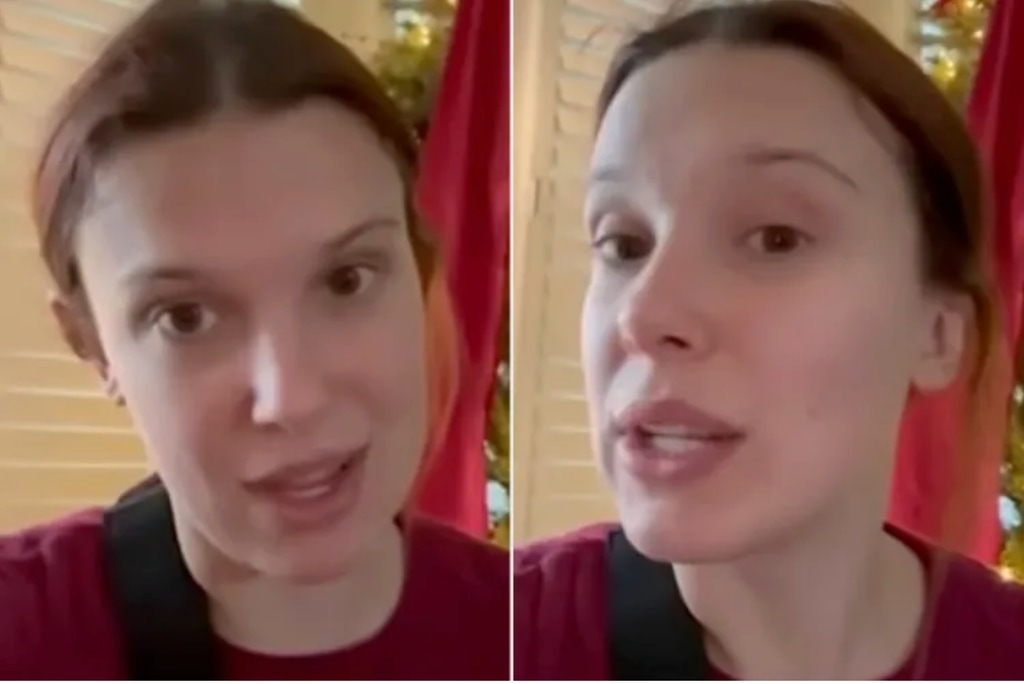 Millie explained her absence in a video: "I took a fall"