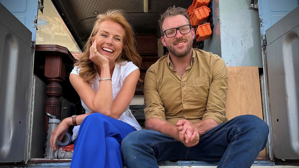 Christina Trevanion and JJ Chalmers on The Travelling Auctioneers