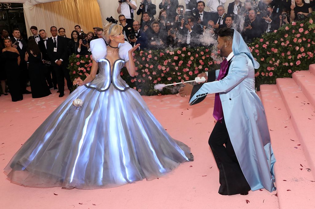 Zendaya and Law Roach attend the 2019 Met Gala celebrating "Camp: Notes on Fashion" 