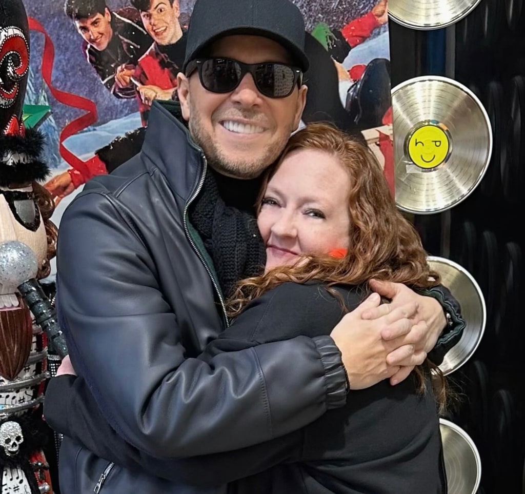 Photo shared by Donnie Wahlberg with a fan and friend, Kelly, who passed away