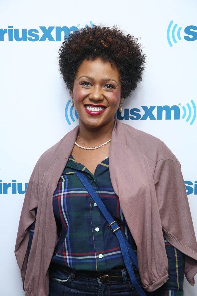 NEW YORK, NY - JUNE 12:  Karen Marley visits at SiriusXM Studios on June 12, 2014 in New York City.  (Photo by Rob Kim/Getty Images)