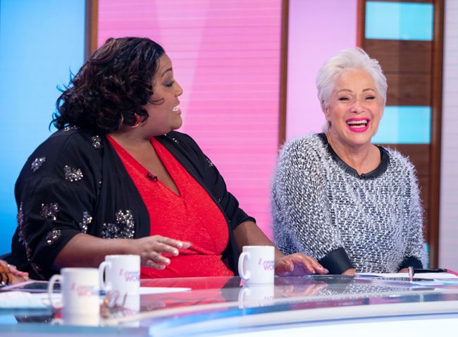 alison hammond and denise welch laughing on Loose Women