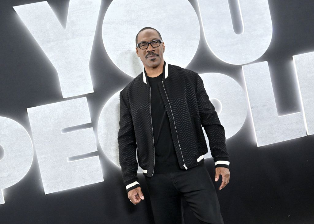 Eddie Murphy attends the Los Angeles Premiere of Netflix's "You People" 
