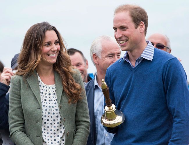 William and Kate in Anglesey in 2013