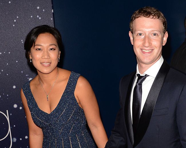 mark zuckerberg and wife priscilla at awards
