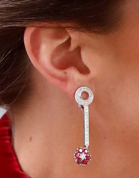 kate ruby earrings