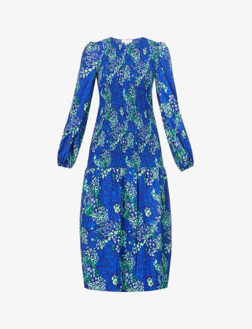 top fashion trends 2022 payday buys blue print midi