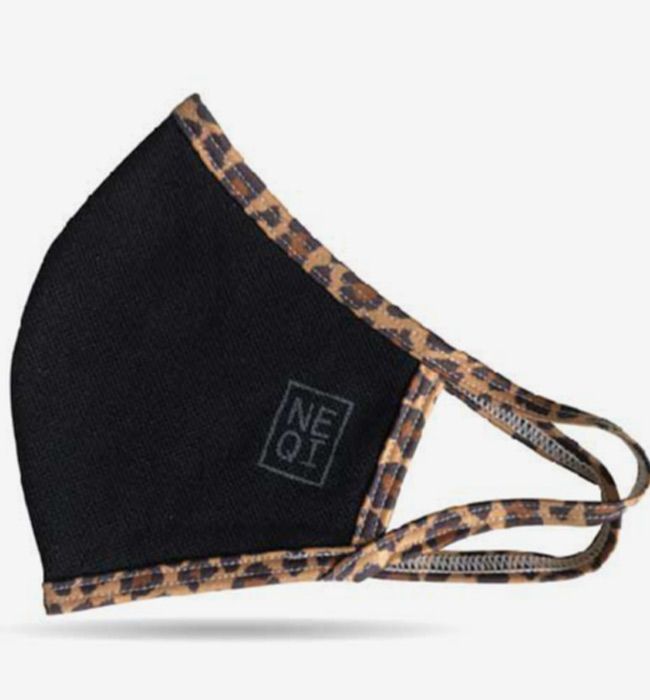 leopard fabric mask
