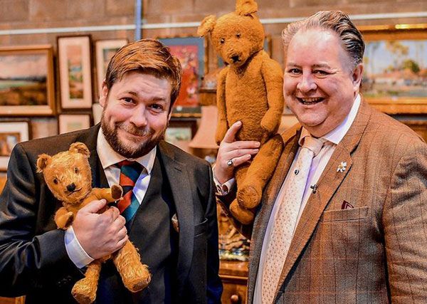 Steven with his Antiques Road Trip co star Angus Ashworth