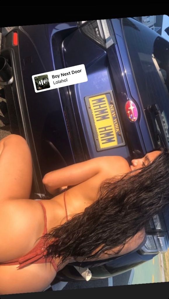 Lourdes Leon shares a photo in a bikini on her Instagram Stories