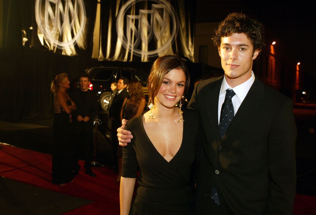 Rachel Bilson and Adam Brody during 55th Annual Primetime Emmy Awards - TV Guide 2003 Emmy Party at The Lot Studios in Hollywood, California, United States. (Photo by Lee Celano/WireImage)