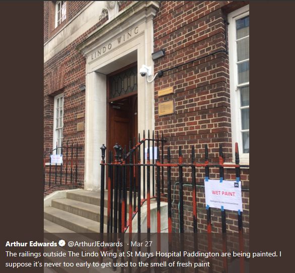 lindo wing painted royal baby twitter