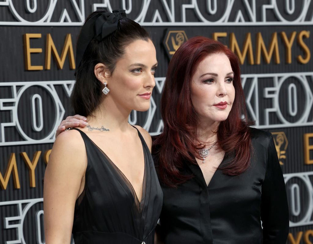 Riley Keough and Priscilla Presley in 2024