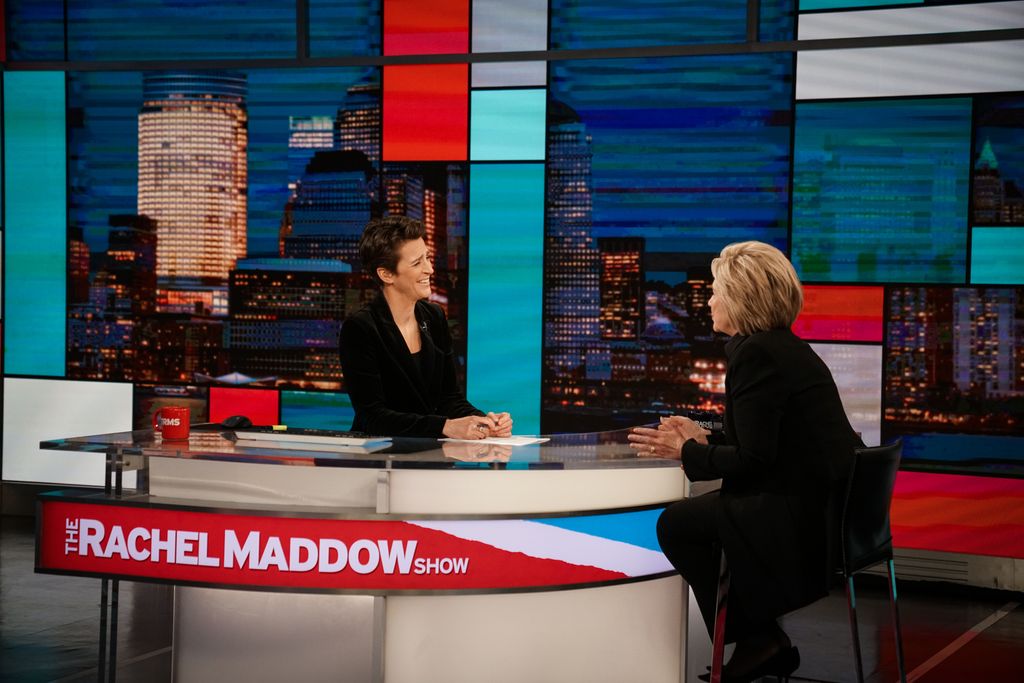 Rachel Maddow, Secretary Hillary Clinton -- Interview with Secretary Hillary Clinton in Studio 3A, 30 Rockefeller Plaza on Wednesday May 1, 2019