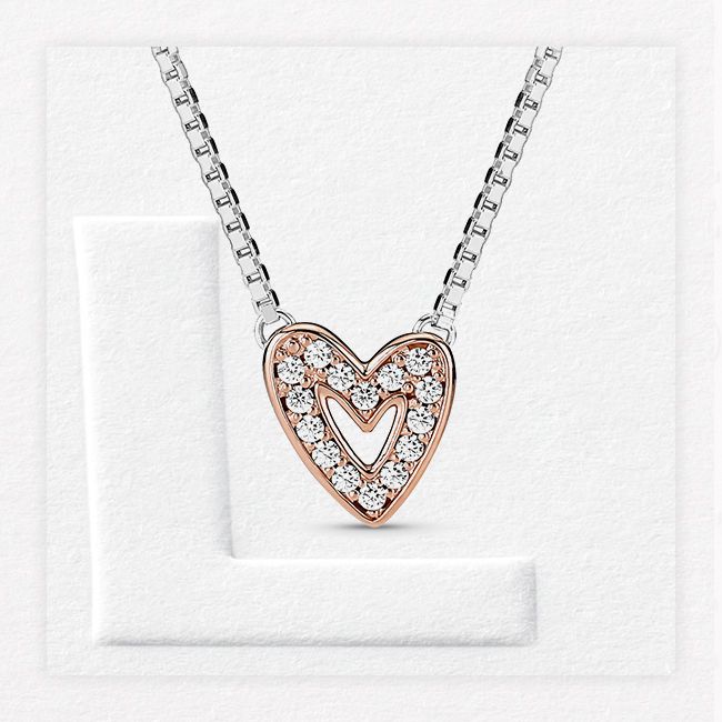pandora heart necklace