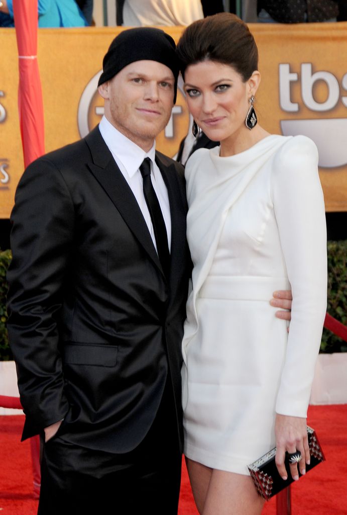 Jennifer Carpenter and Michael C. Hall arrive at The 16th Annual Screen Actors Guild Awards held at the Shrine Auditorium on January 23, 2010 in Los Angeles, California
