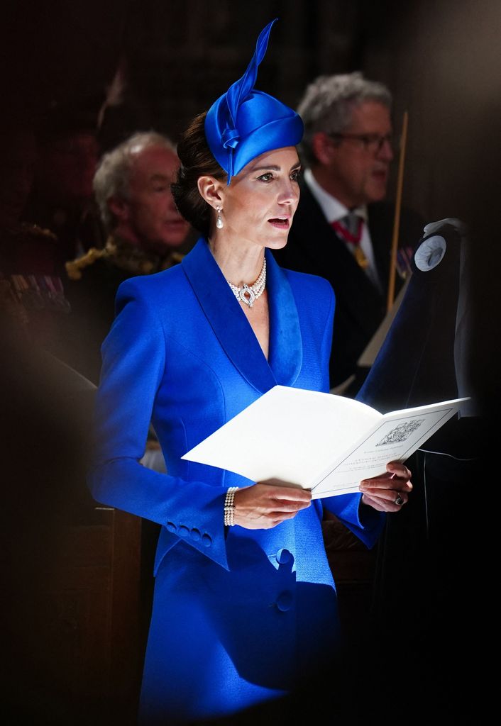 Princess Kate sings at the National Service of Thanksgiving and Dedication in Scotland