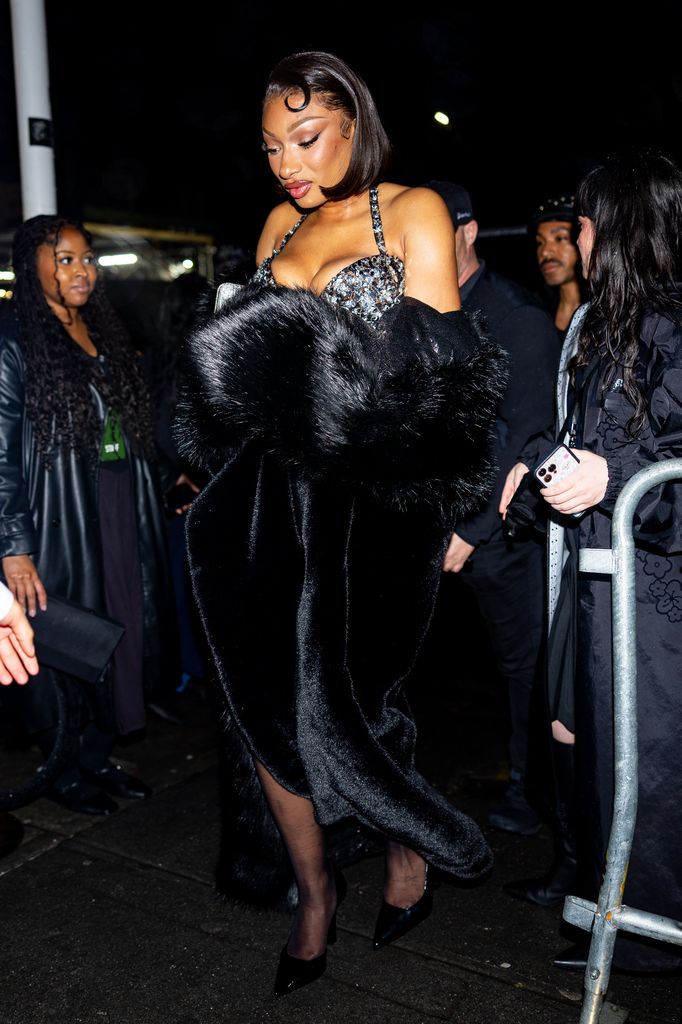 Megan Thee Stallion is seen at the A$AP Rocky x Ray Ban Met Gala After Party on May 05, 2025 in New York City.