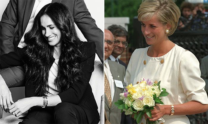 meghan markle princess diana watch