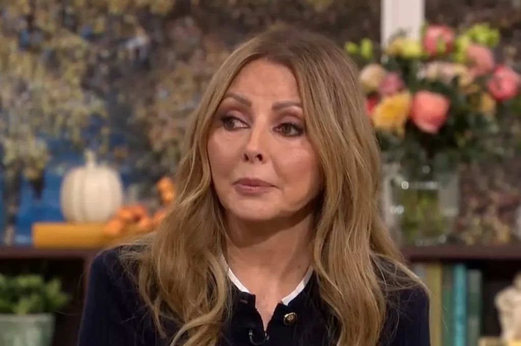Carol vorderman on this morning sofa