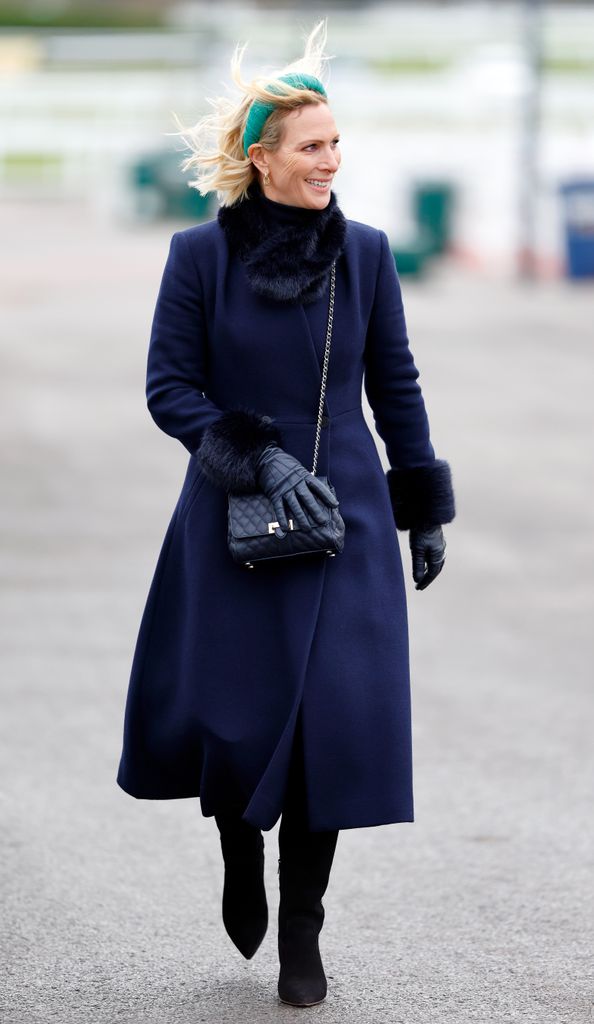 Zara Tindall attended the 2026 Festival Trials Day at Cheltenham Racecourse 