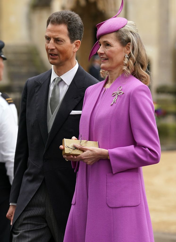 Hereditary Prince Alois and Hereditary Princess Sophie at King Charles's coronation