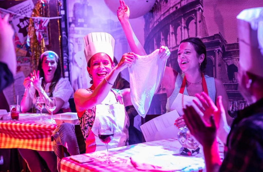 hen party pizza making in london