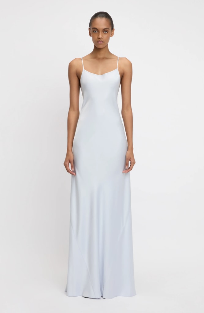 Cami Floor-Length Dress In Ice