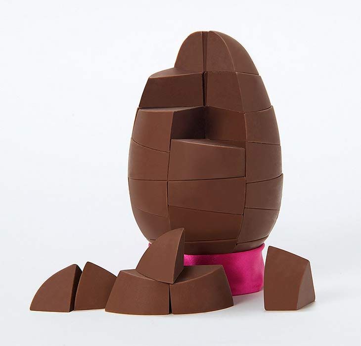 solid chocolate egg