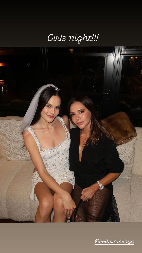 Holly Ramsay and Victoria Beckham 