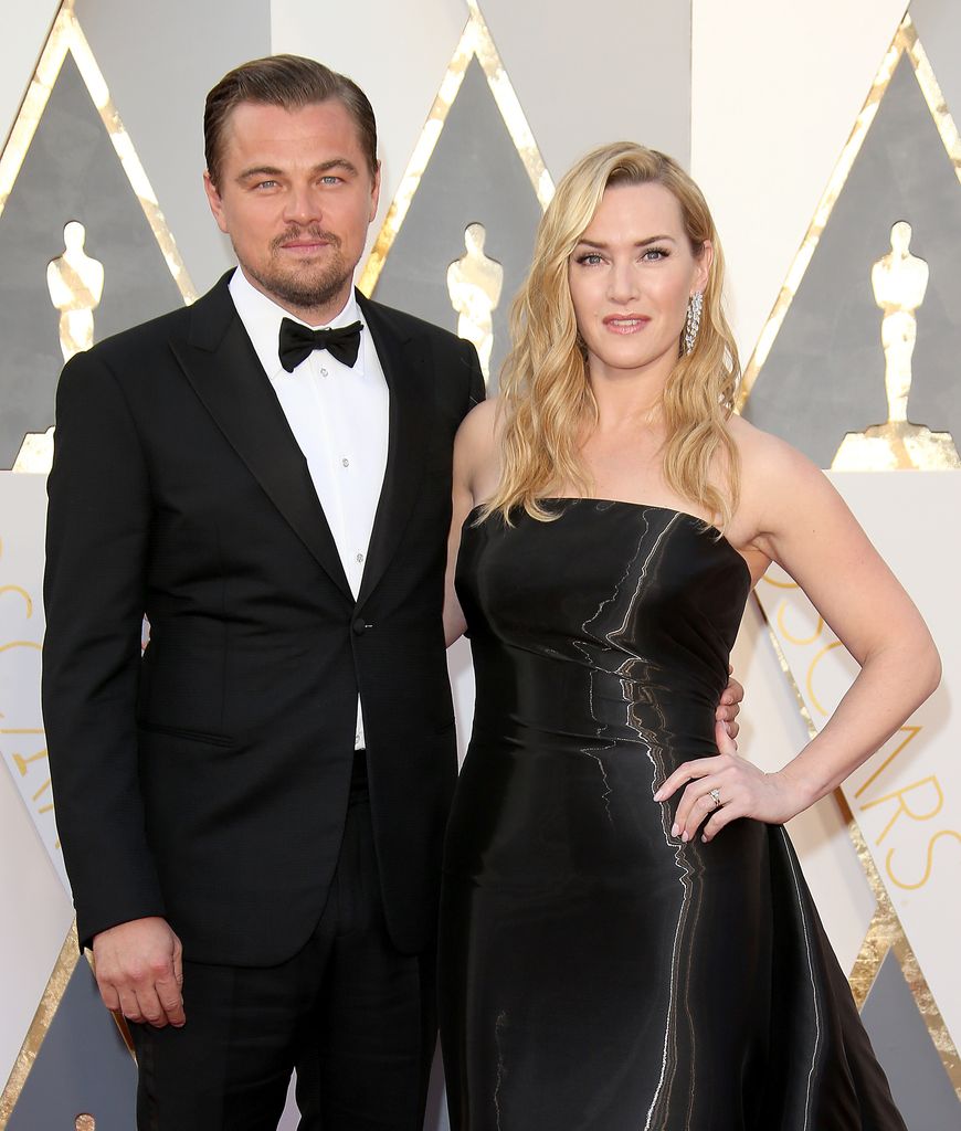 Actors Leonardo DiCaprio and Kate Winslet attend the 88th Annual Academy Awards at Hollywood & Highland Center in 2016
