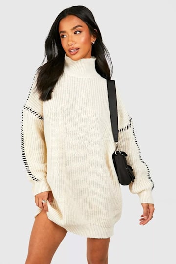 Boohoo knitted jumper dress