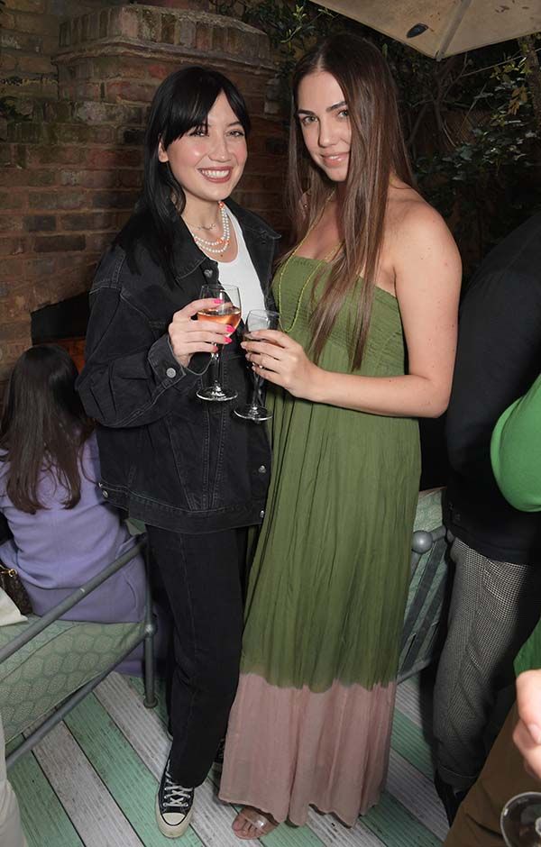 Daisy Lowe and Amber Le Bon at the QV x Chucs Launch Party67
