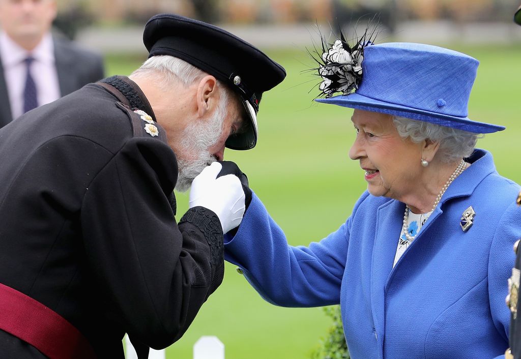 Queen Elizabeth II and Prince Michael of Kent