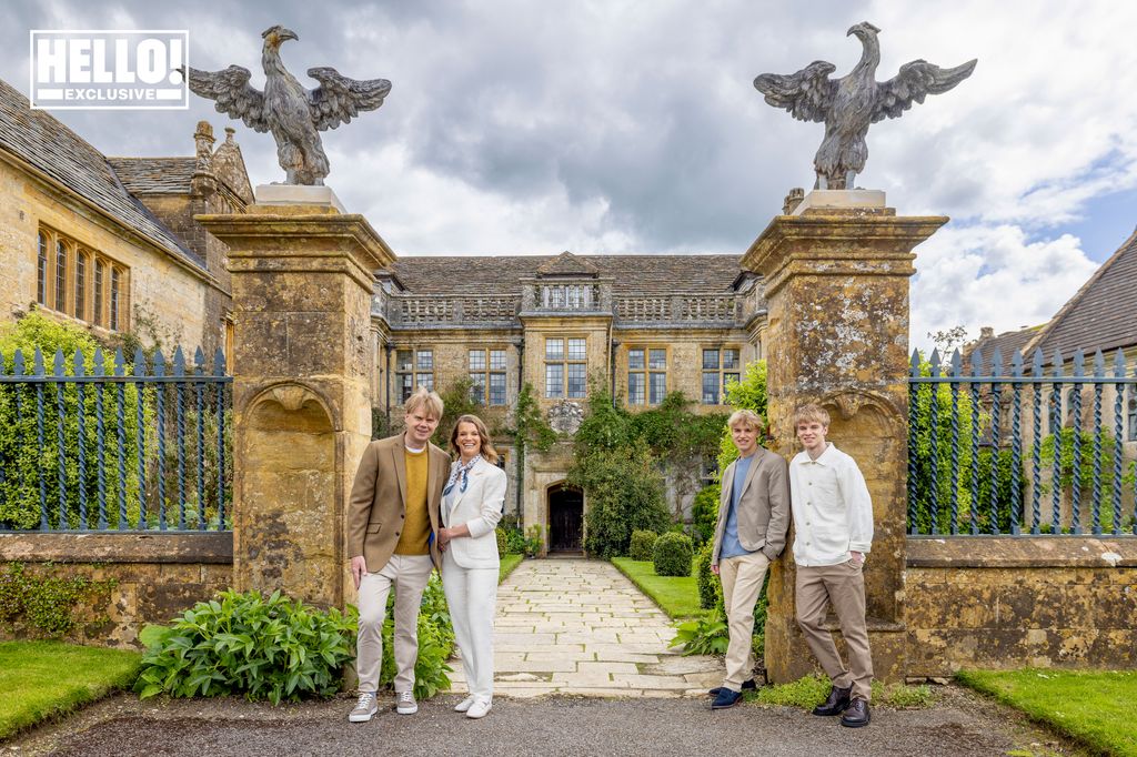 Inside Viscount and Viscountess Hinchingbrooke's stunning stately home Mapperton House HELLO!