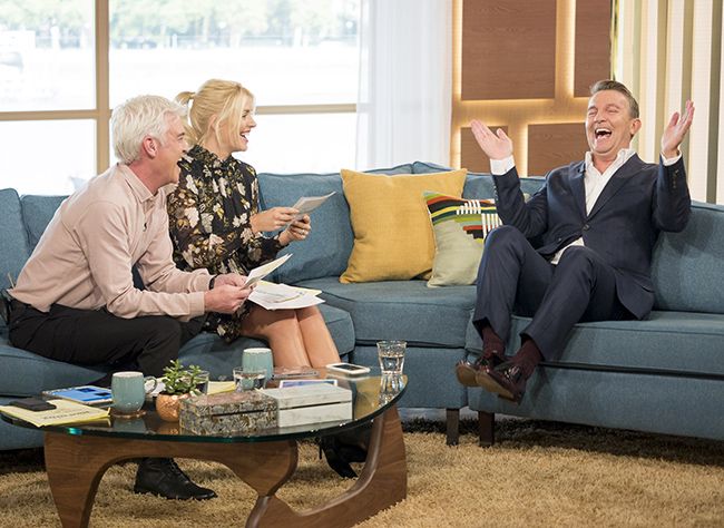 holly willoughby phillip schofield and bradley walsh on this morning
