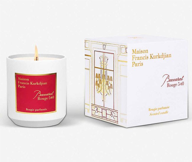 candle maison red