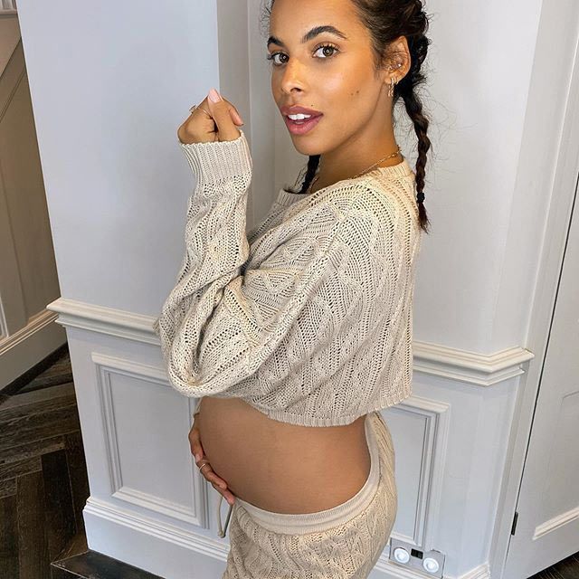 rochelle humes baby bump