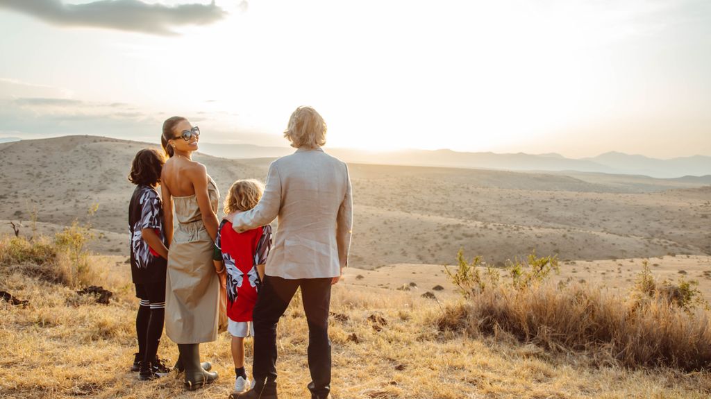 "The boys embraced every moment," Emma says of the family trip to Lewa Wildlife Conservancy together with her husband Ceawlin, the Marquess of Bath