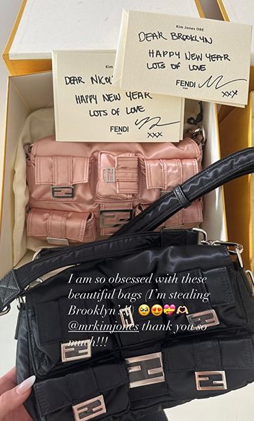 Brooklyn Beckham And Nicola Peltzs Matching Fendi Bags