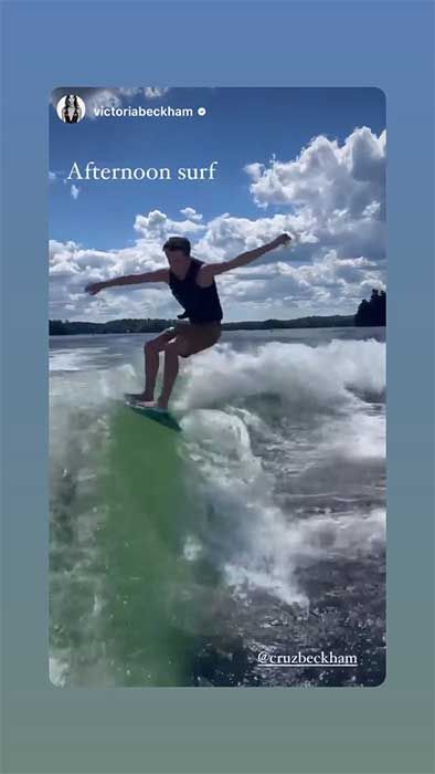 cruz beckham surfing skills