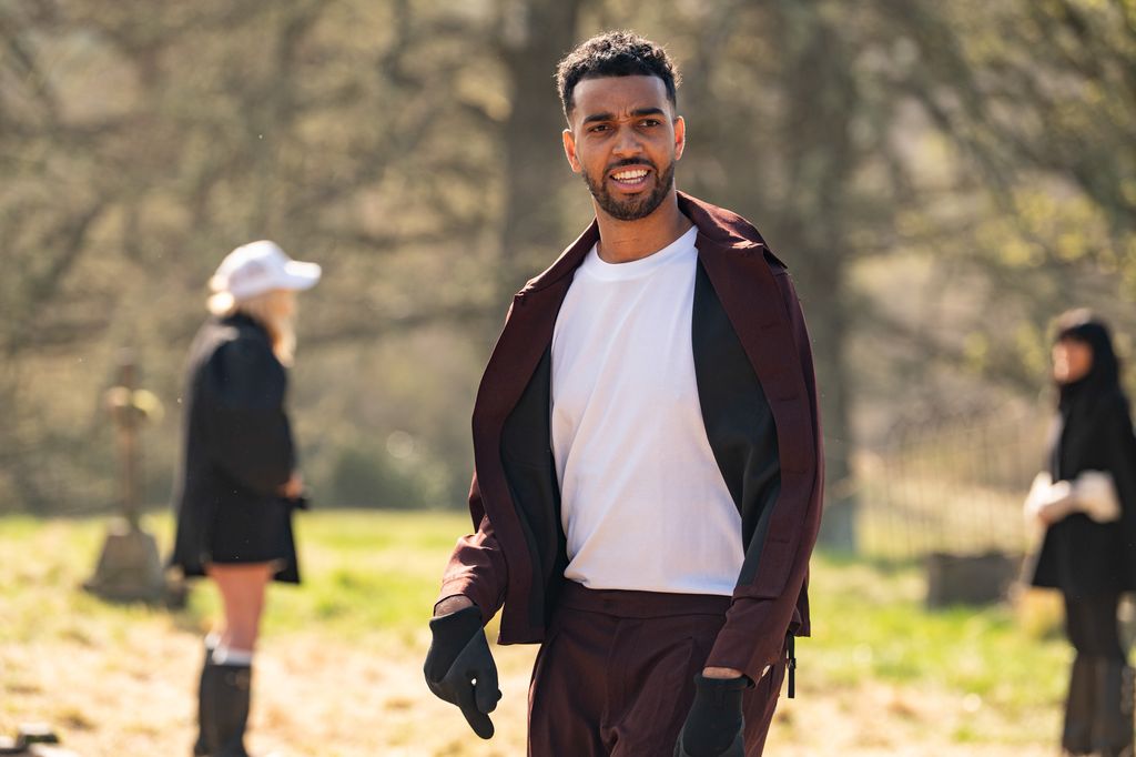 Niko Omilana with Paloma Faith and Claudia Winkleman in the background