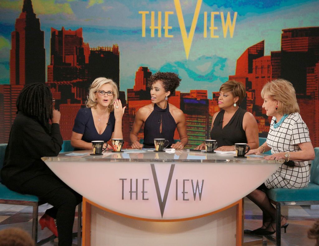 THE VIEW - Co-host Jenny McCarthy announced her engagement to Donnie Wahlberg today; Wednesday; April 16; 2014 on Walt Disney Television via Getty Images's "The View."   "The View" airs Monday-Friday (11:00 am-12:00 pm; ET) on the Walt Disney Television via Getty Images Television Network.     (Photo by Heidi Gutman/Disney General Entertainment Content via Getty Images) 