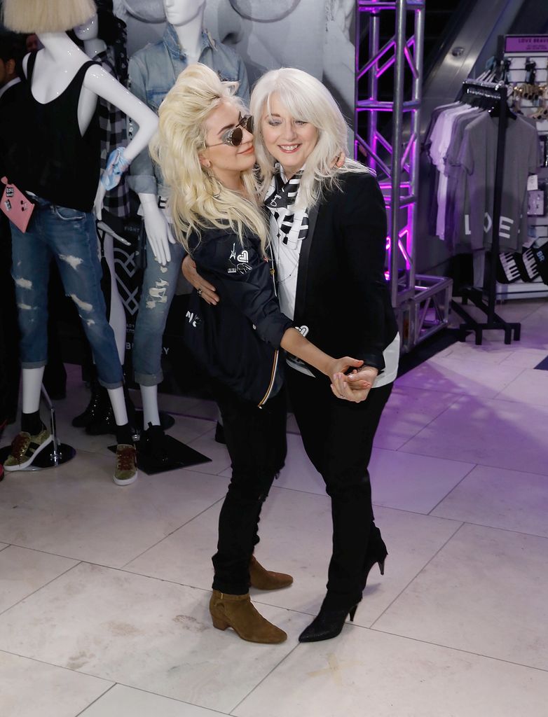 Lady Gaga cradling mum Cynthia Germanotta