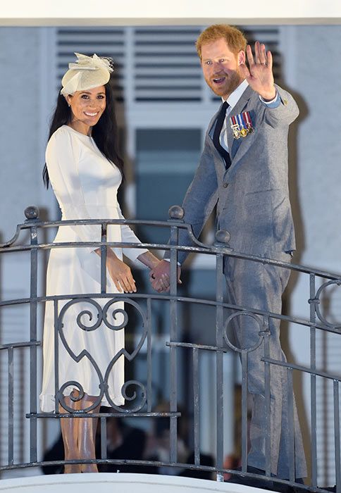 Prince Harry Meghan hotel balcony