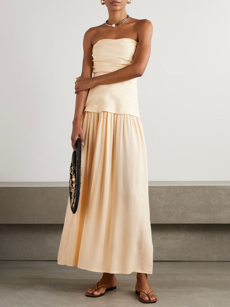 Hedy dress in white by faithfull