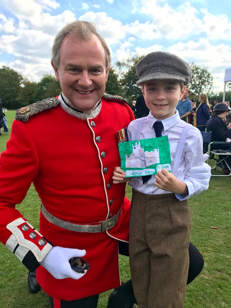 Hugh Bonneville felt like a real grandfather to the youngsters 