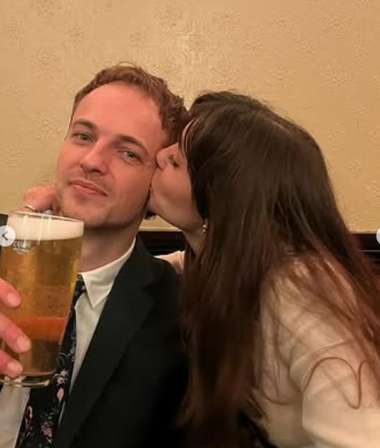 The Glaswegian-born actress has tied the knot!